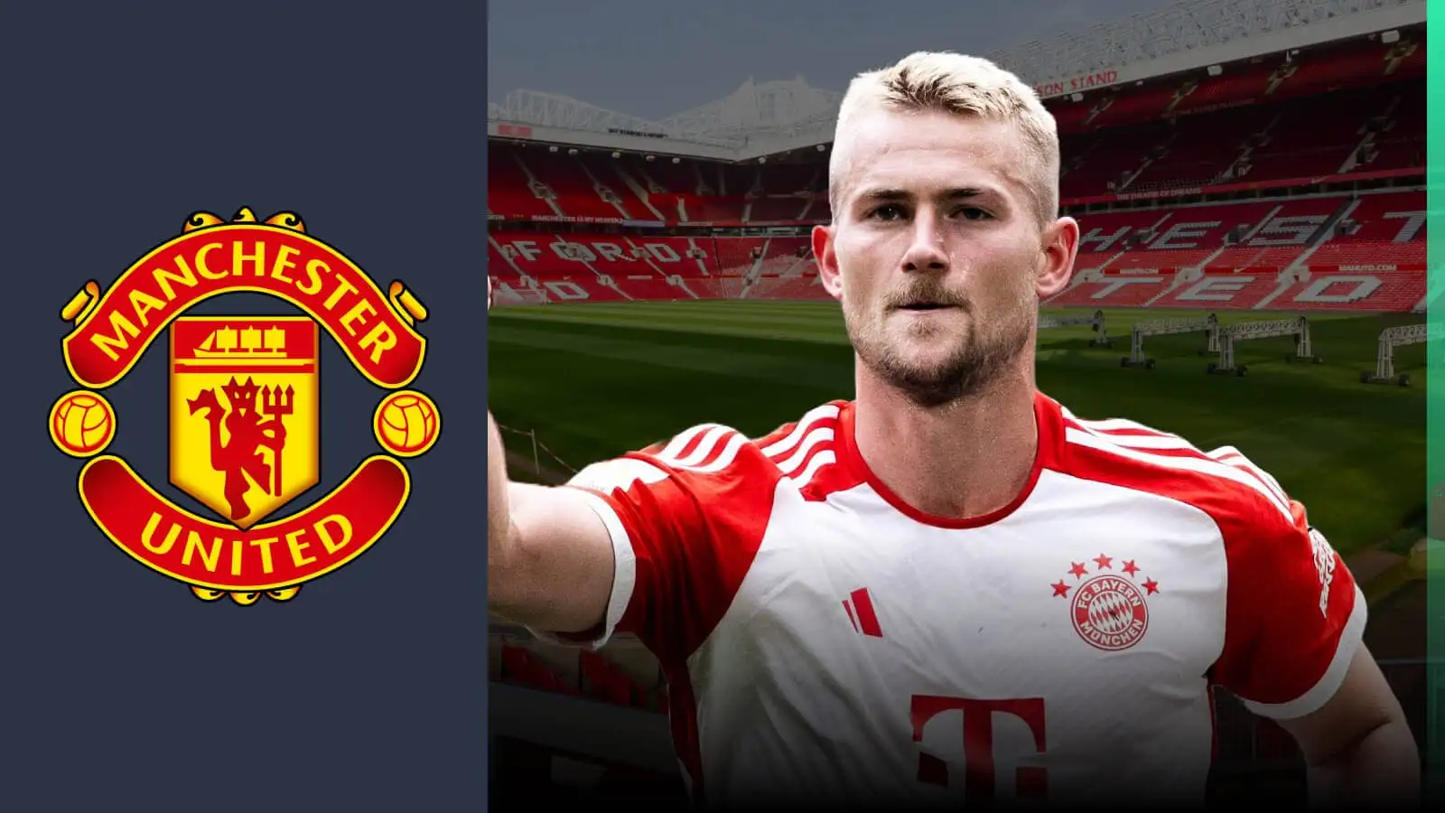 Manchester United värvar den 25-årige nederländska backen De Ligt från Bayern